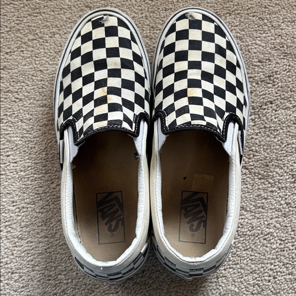 Vans | Checkered Platform Slip Ons - Picture 3 of 11